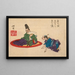 Sorori Shinzaemon i Hideyoshi - Tsukioka Yoshitoshi — oprawiony obraz na ścianie