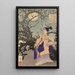 Sugawara no Michizane - Tsukioka Yoshitoshi — oprawiony obraz na ścianie