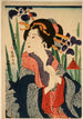 La courtisane - Tsukioka Yoshitoshi — widok dzieła