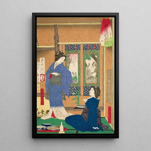 Tsukioka Yoshitoshi - The Marui Restaurant at Reiganjima.webp