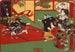 Tokugawa Ietsuga grającego w łucznictwo - Tsukioka Yoshitoshi — widok dzieła