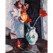 Reprodukcja obrazu Tulipany w białym wazonie - Samuel John Peploe