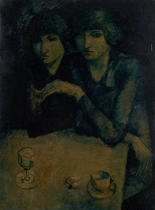 Ubaldo Oppi - Deux femmes au caf.webp