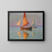Spokojny - Ugo Flumiani — oprawiony obraz na ścianie