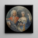 Ulrika Eleonora młoda 1688-1741 Królowa Szwecji Frédéric I 1676-1751 Hrabia Hesse-Kassel Król Szwecji - Niklas Lafrensen — oprawiony obraz na ścianie