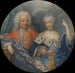 Ulrika Eleonora młoda 1688-1741 Królowa Szwecji Frédéric I 1676-1751 Hrabia Hesse-Kassel Król Szwecji - Niklas Lafrensen — widok dzieła