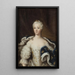 Louise Ulrique de Prusse 1720-1782 królowa Szwecji księżna Prus królowej małżonka Adolfa Frédérica ze Szwecji - Ulrika Pasch — oprawiony obraz na ścianie