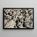 Nastroje tych, którzy odchodzą - Umberto Boccioni — oprawiony obraz na ścianie