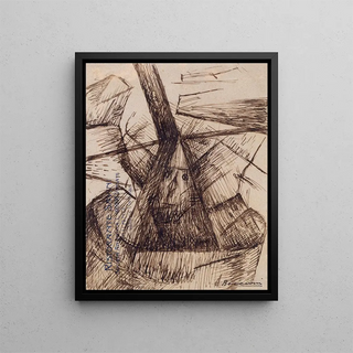 Umberto Boccioni - Study for Fusion of a Head and a Window.webp