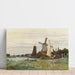 Reprodukcja obrazu Un Moulin à Zaandam Claude Monet