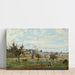 Reprodukcja obrazu Wioska w okolicy Mantes autorstwa Jean-Baptiste Camille Corot