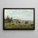 Reprodukcja obrazu Wioska w okolicy Mantes autorstwa Jean-Baptiste Camille Corot