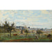 Reprodukcja obrazu Wioska w okolicy Mantes autorstwa Jean-Baptiste Camille Corot