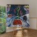 Reprodukcja obrazu Czerwony bizon zimą - Franz Marc