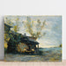 Reprodukcja obrazu Kawa w Vaugirard autorstwa Jean-Baptiste Camille Corot