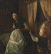 Młody chłopak podaje swojej babci zielony korzeń - Laurits Andersen Ring — widok dzieła