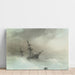 Reprodukcja obrazu Statek na wzburzonym morzu - Ivan Konstantinovich Aivazovsky