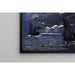 Reprodukcja obrazu pejzażu morskiego, żegluga przy świetle księżyca - Claude Monet