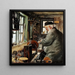 Un tourneur à son tourneur - Laurits Andersen Ring — oprawiony obraz na ścianie