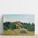 Reprodukcja obrazu Wieś w Saint-Martin-du-Bon-Fossé autorstwa Jean-Baptiste Camille Corot