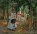 Uroczystość w parku - Ferdinand Dorsch — widok dzieła