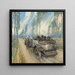 Hispano-Suiza w alei cyprysów - Frederick Gordon Crosby — oprawiony obraz na ścianie