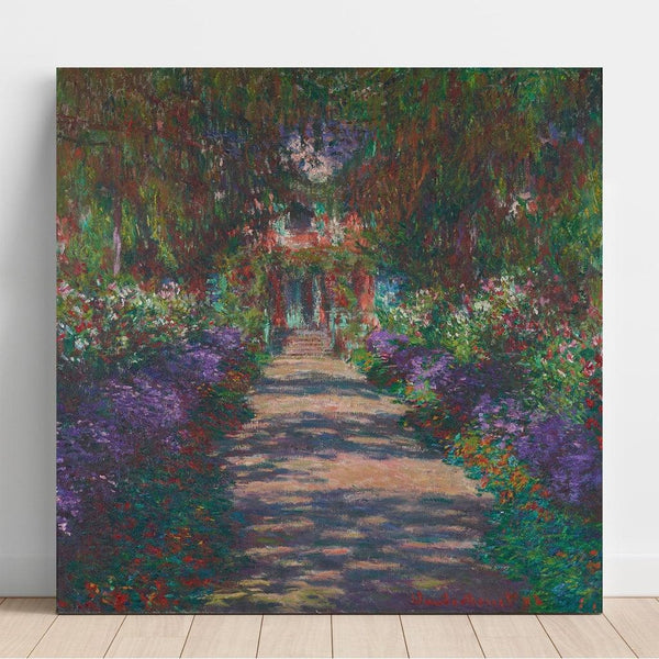 Reprodukcja obrazu Jedna alejka w ogrodzie Monet w Giverny - Claude Monet