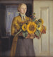 Dziewczyna z słonecznikami - Michael Ancher — widok dzieła