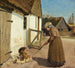 Kurczak z pisklętami - Hans Andersen Brendekilde — widok dzieła