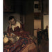 Reprodukcja obrazu Uśpiona służąca - Johannes Vermeer