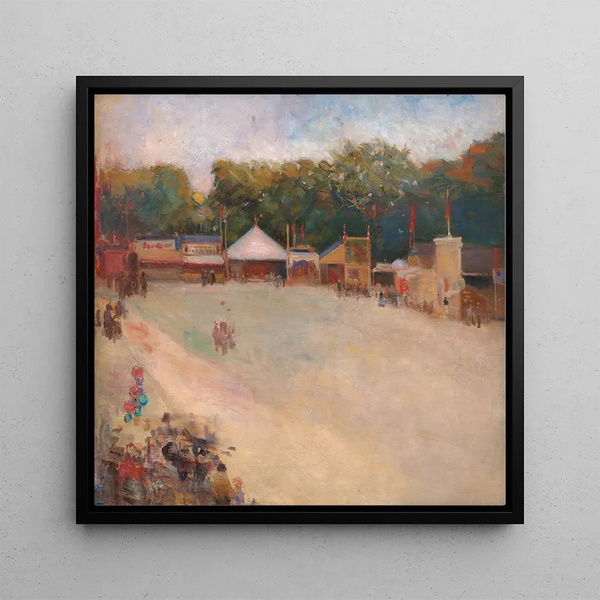 Une soirée d'été à la fête foraine dans le parc aux cerfs au nord de Copenhague - Fridolin Johansen
