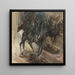 Rzeźba z brązu Ludwika XIV - Giovanni Boldini — prezentacja dzieła na ścianie