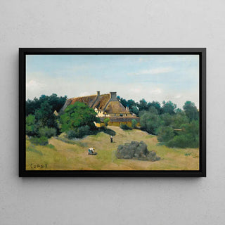 Une Ferme à Saint-Martin-du-Bon-Fossé de Jean-Baptiste Camille Corot