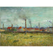 Reprodukcja obrazu Fabryki w Clichy - Vincent van Gogh