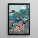 Akt VIII Procesja Weselna Konami - Utagawa Kunisada Toyokuni III — oprawiony obraz na ścianie