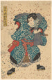 Aktora Ichimura Buzaemon odgrywającego nieznaną rolę - Utagawa Kunisada Toyokuni III — widok dzieła