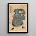 Aktora Ichimura Buzaemon odgrywającego nieznaną rolę - Utagawa Kunisada Toyokuni III — oprawiony obraz na ścianie