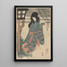 Aktor Iwai Hanshirô w roli Oito - Utagawa Kunisada Toyokuni III — oprawiony obraz na ścianie