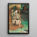 Aktor w roli Toriyama Akisaku w sztuce Shiranui Monogatari - Utagawa Kunisada Toyokuni III — oprawiony obraz na ścianie