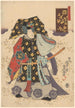 Aktor z wyrafinowaną suknią - Utagawa Kunisada Toyokuni III — widok dzieła