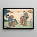 Huit vues figuratives Sugata Hakkei Pl2 - Utagawa Kunisada Toyokuni III — oprawiony obraz na ścianie