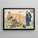 Huit vues figuratives Sugata Hakkei Pl3 - Utagawa Kunisada Toyokuni III — oprawiony obraz na ścianie