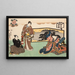 Huit vues figuratives Sugata Hakkei Pl5 - Utagawa Kunisada Toyokuni III — oprawiony obraz na ścianie