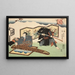 Huit vues figuratives Sugata Hakkei Pl7 - Utagawa Kunisada Toyokuni III — oprawiony obraz na ścianie