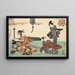 Huit vues figuratives Sugata Hakkei Pl8 - Utagawa Kunisada Toyokuni III — oprawiony obraz na ścianie