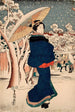 Słynne miejsca w stolicy wschodu Targi końcoworoczne w Asakusa - Utagawa Kunisada Toyokuni III — widok dzieła