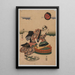 Premier Bonite de l'Année - Utagawa Kunisada Toyokuni III — oprawiony obraz na ścianie