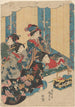 Cztery damy w eleganckich strojach - Utagawa Kunisada Toyokuni III — widok dzieła
