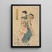 Ichikawa Kyuzo grający rolę Shodayu - Utagawa Kunisada Toyokuni III — oprawiony obraz na ścianie