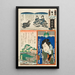 Kakuta Brigade Extra Bangai Sekiya no sato Aktor Kawarazaki Gonjr I en Shirafuji - Utagawa Kunisada Toyokuni III — oprawiony obraz na ścianie